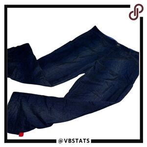 Betabrand Dark Navy Brushed Sueded Men's 38W x 32"‎ IS Slacks